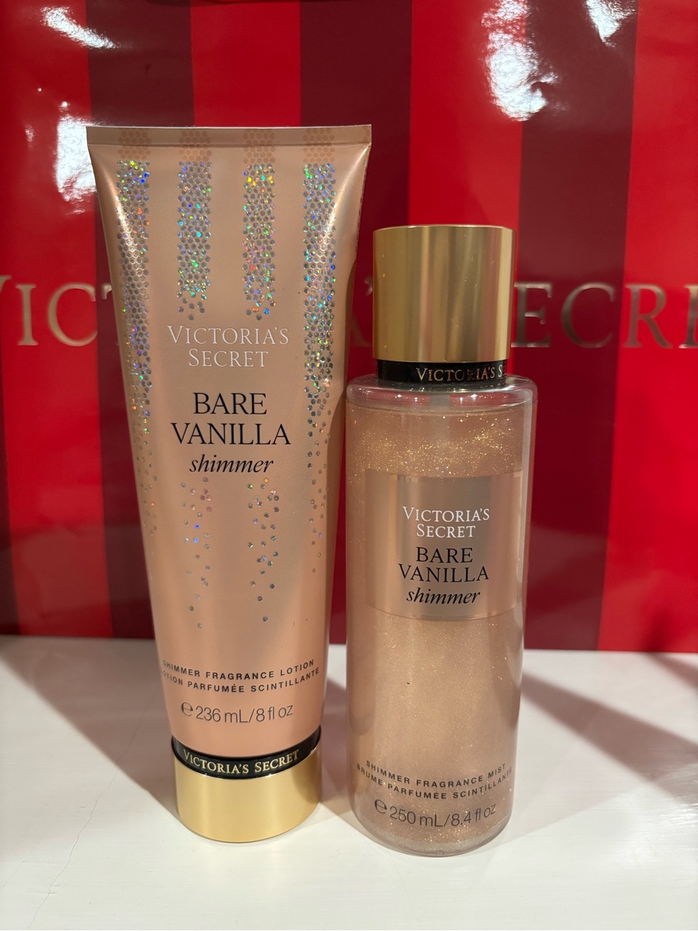 Victoria Secret Bare Vanilla Shimmer Set